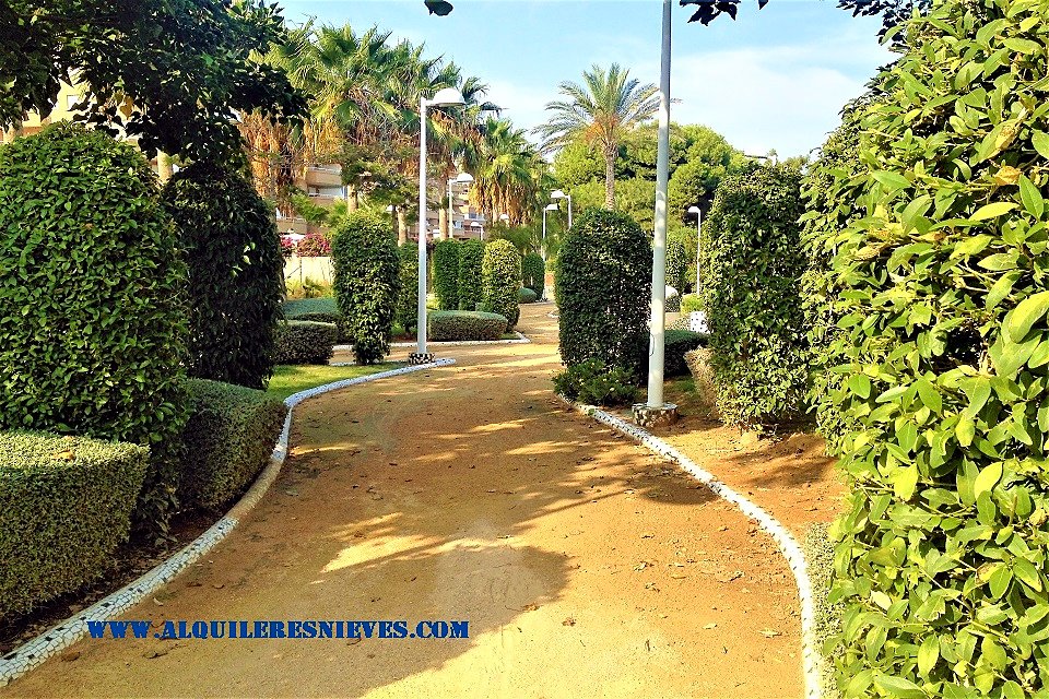 Paseo ajardinado de Magic World